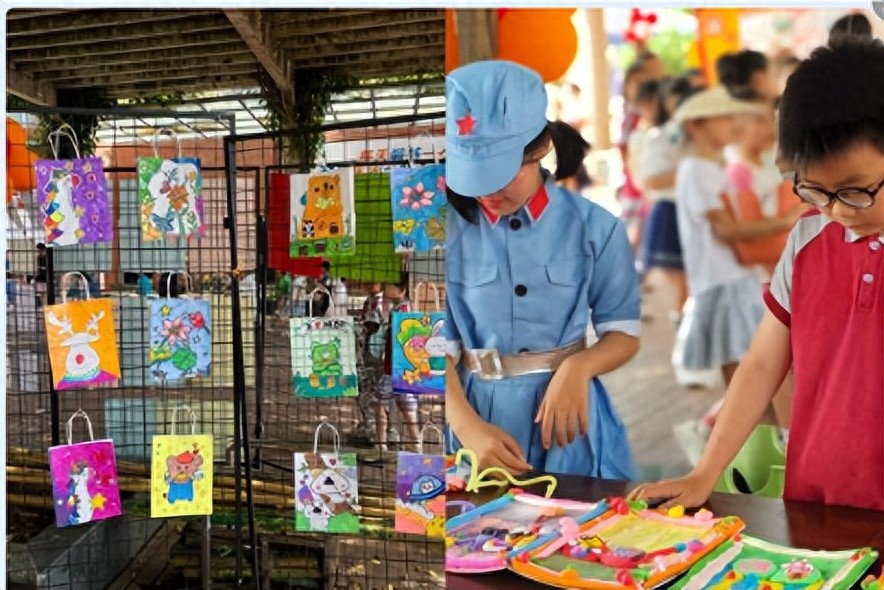 快乐创想 情趣飞扬——记遂宁安居区第一小学校园艺术节书画展活动