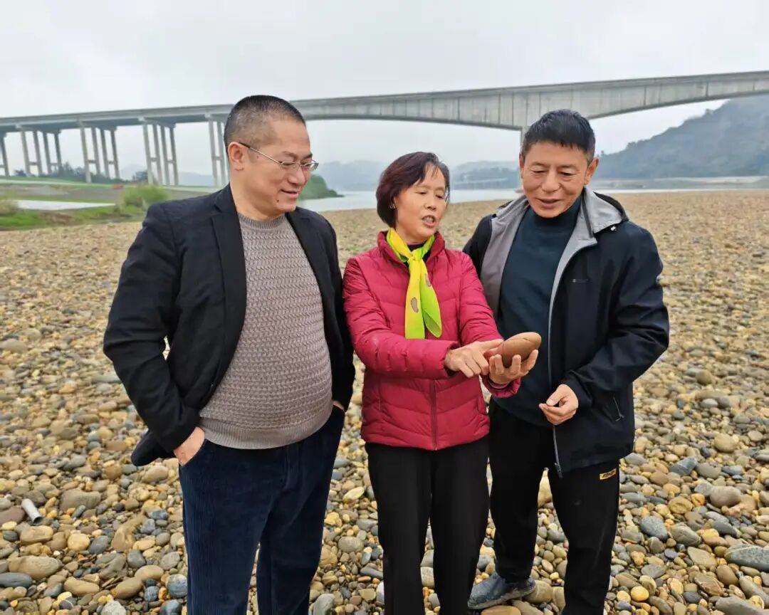 遂潼两地根石爱好者共赴冬季寻石之约