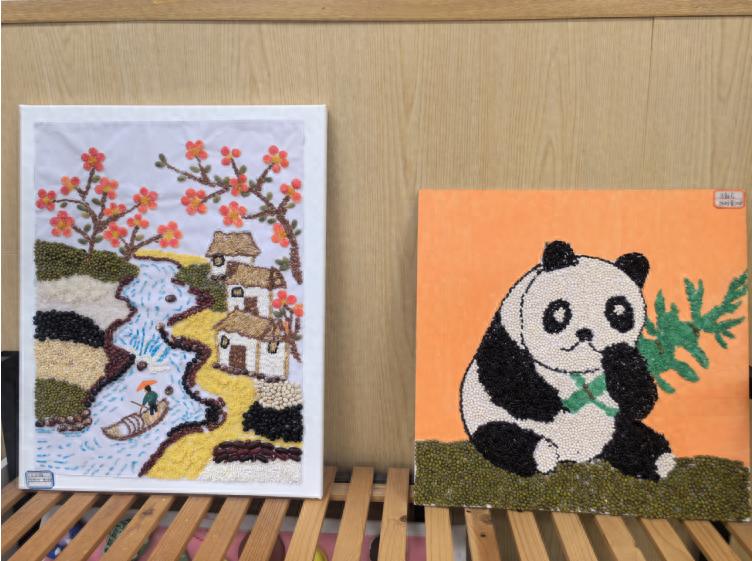 宜宾市南溪区仙源小学校“五育并举”美育活动之“豆艺拾光”创意豆贴画