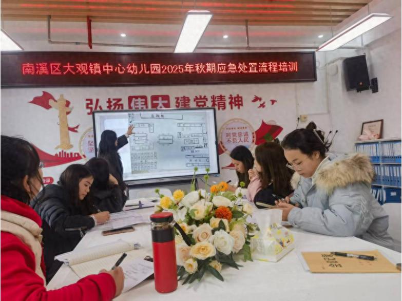 提升应急能力 筑牢安全防线——宜宾市南溪区大观镇中心幼儿园开展应急处置流程培训