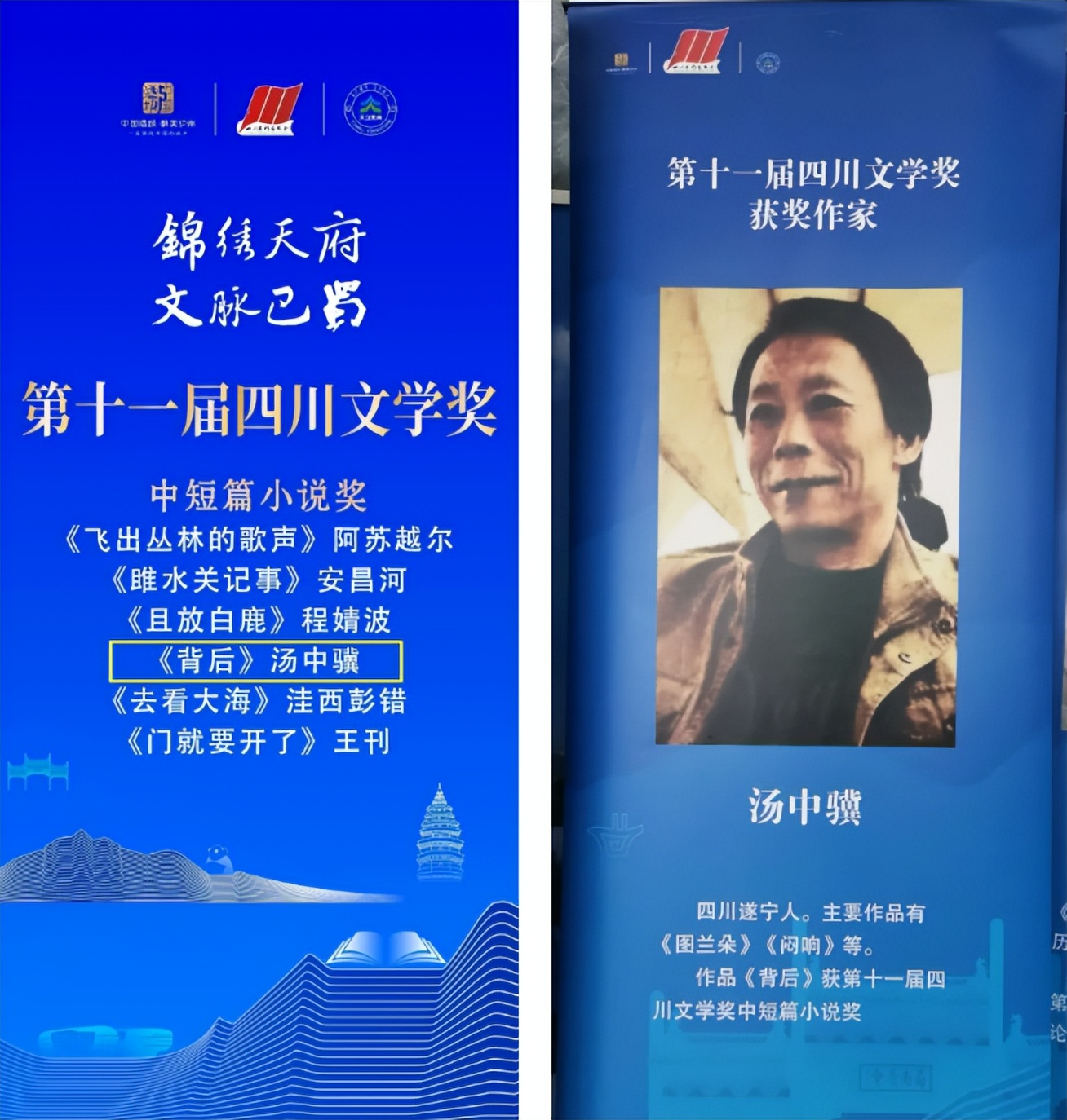 祝贺！遂宁作家汤中骥荣获四川文学奖