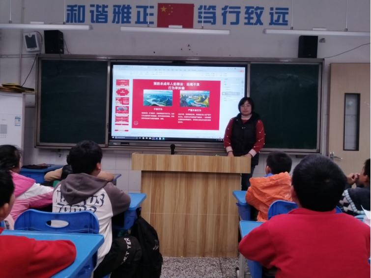 宜宾市南溪区黄沙镇中心小学校开展“与法童行”法治专题活动