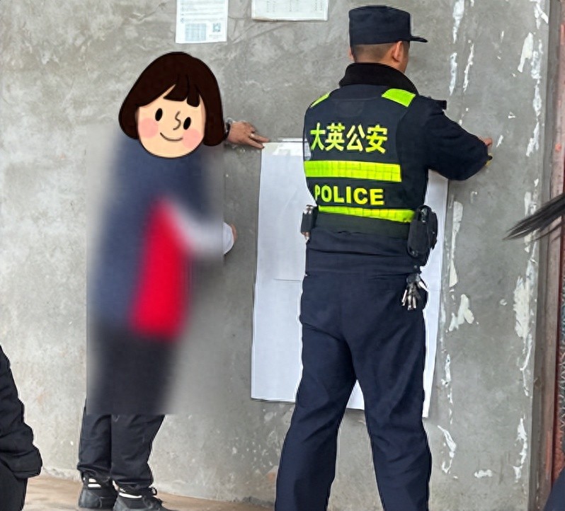 一句小声的“啷个办”，遂宁户籍民警主动上前询问