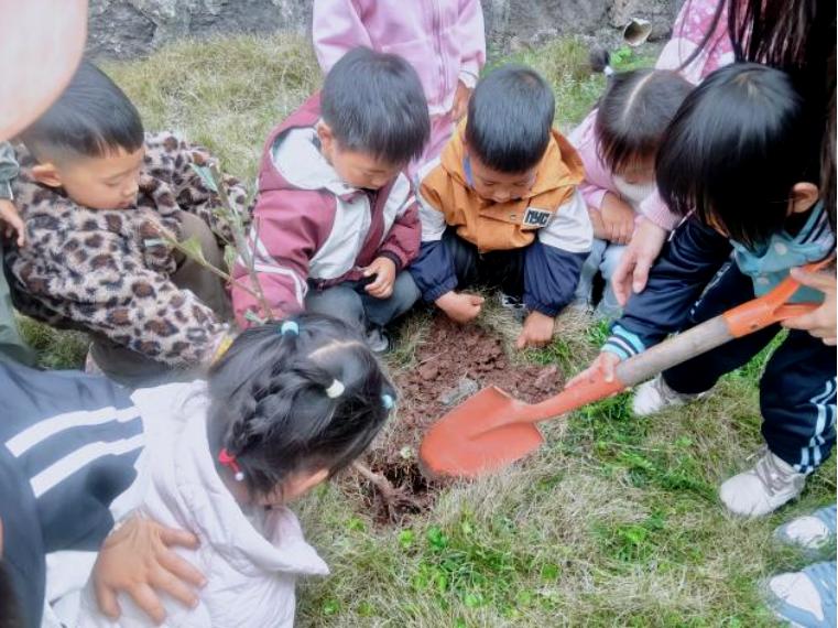 植绿护绿 童心同行——高县罗场镇幼儿园开展植树节主题活动