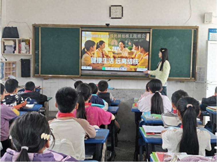 宜宾市叙州区双龙学校捧印小学校区开展预防肺结核主题宣教活动