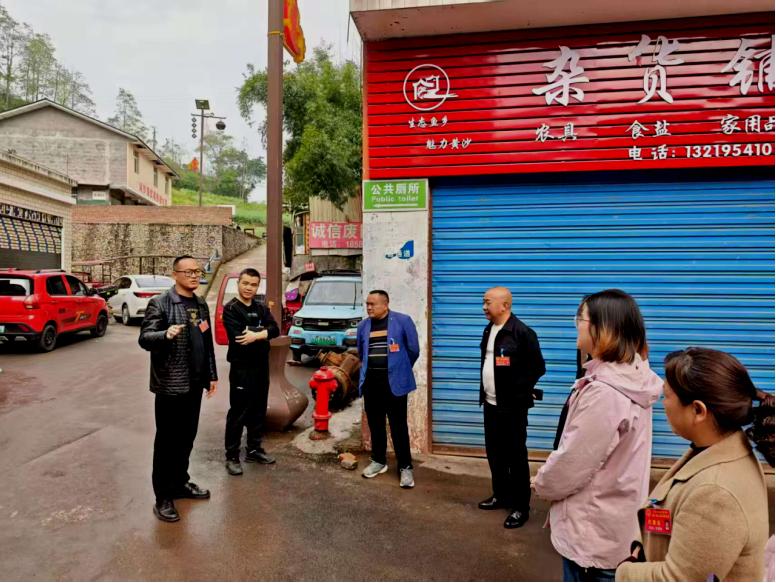 宜宾市南溪区黄沙镇人大主席团组织开展消防安全专题视察调研