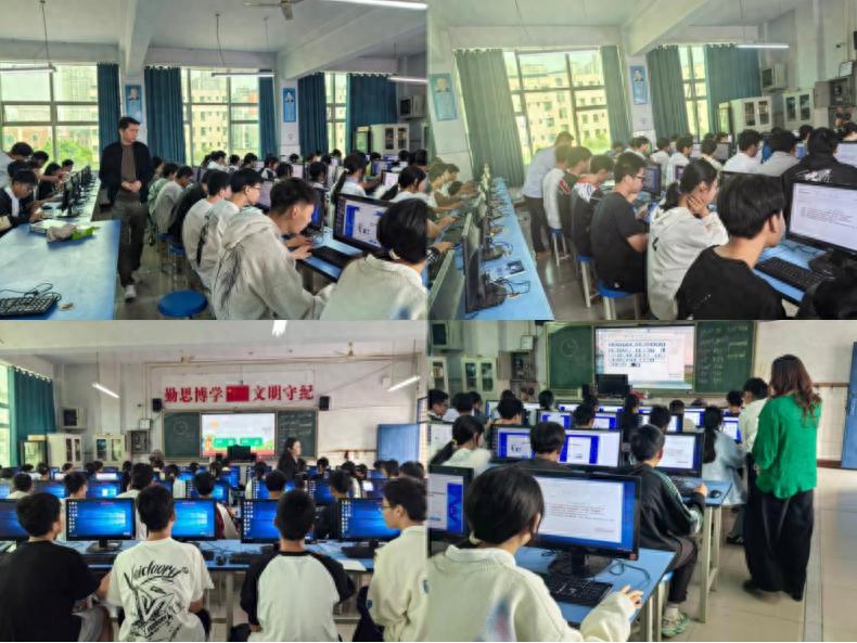 宜宾市南溪四中初三年级2026年高中阶段招生网上志愿填报工作顺利开展