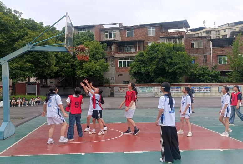 江安县淯江中学举办第二届“青阳杯”篮球比赛