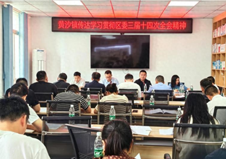宜宾市南溪区黄沙镇深入学习贯彻区委三届十四次全会精神