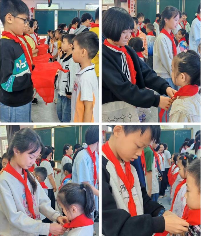 高举队旗跟党走 少年接力新长征——江安县底蓬小学校举行少先队新队员入队仪式