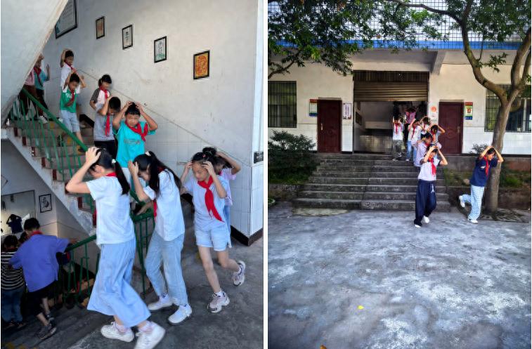 筑牢安全防线 守护生命成长——宜宾市叙州区双龙学校黄格小学校区开展地震应急疏散演练